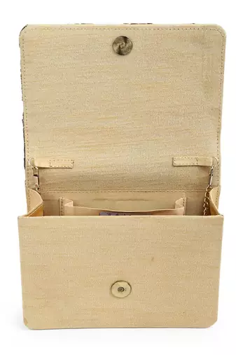 All shades of gold clutch