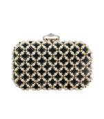 Black pearl bead beauty clutch