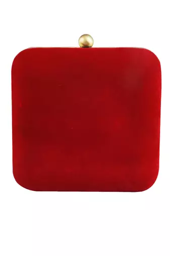 Mehroon clutch bag