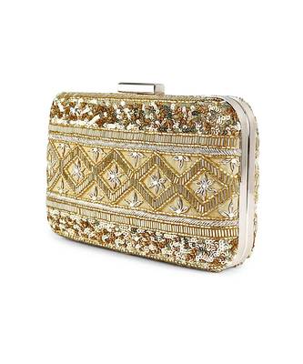 Gold lined clutch 2