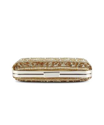 Gold lined clutch 3