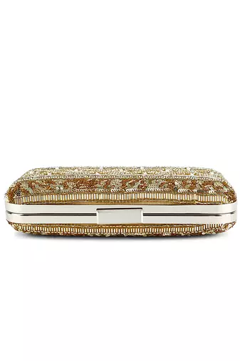 Gold lined clutch