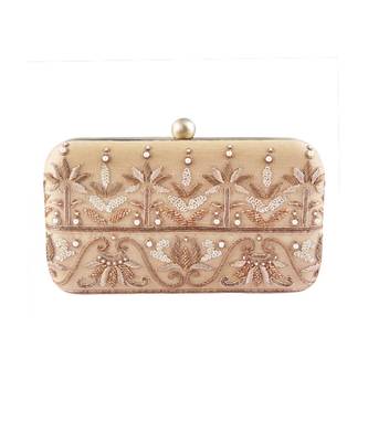 Golden turqi clutch 1