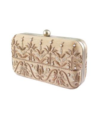 Golden turqi clutch 2
