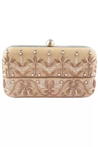 Golden turqi clutch