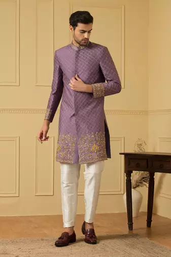 Majestic purple marvel sherwani