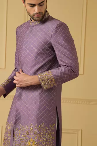 Majestic purple marvel sherwani