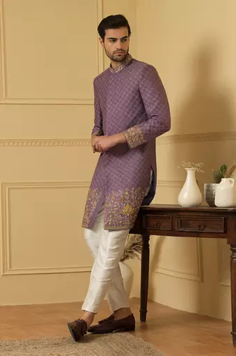 Majestic purple marvel sherwani