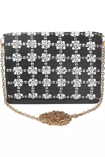 Black & white clutch