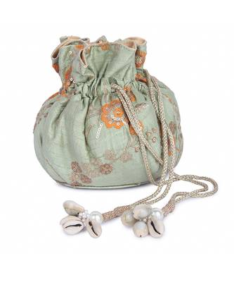 Green gutthi potli bag 1