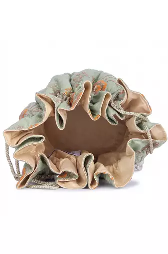 Green gutthi potli bag