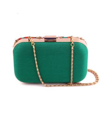 Green gardenia clutch 3