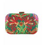 Multicolor quaca clutch bag