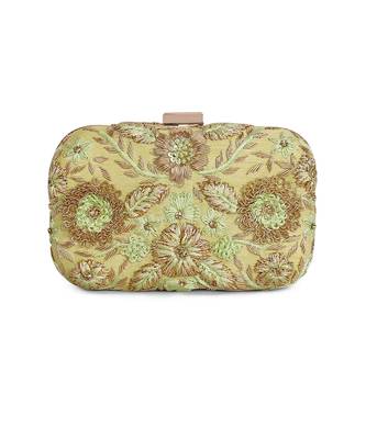 Mint green gota clutch 1