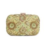 Mint green gota clutch