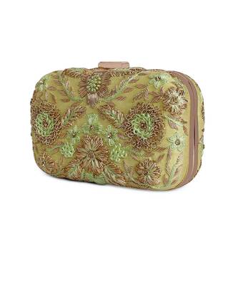 Mint green gota clutch 3
