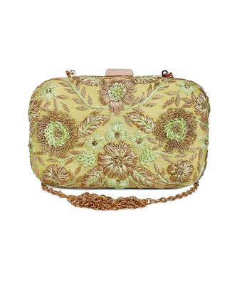 Mint green gota clutch 5