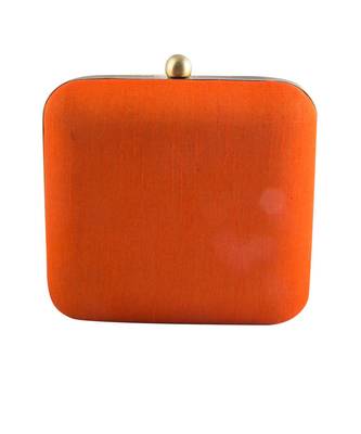 Orange gotapatti clutch 5
