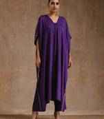 Violet Modal Kaftan Kurta Set