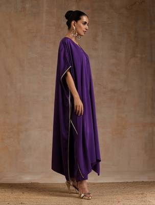 Violet Modal Kaftan Kurta Set 2