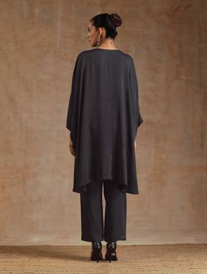 Grey Modal Oversized Round Co-Ord Set 5