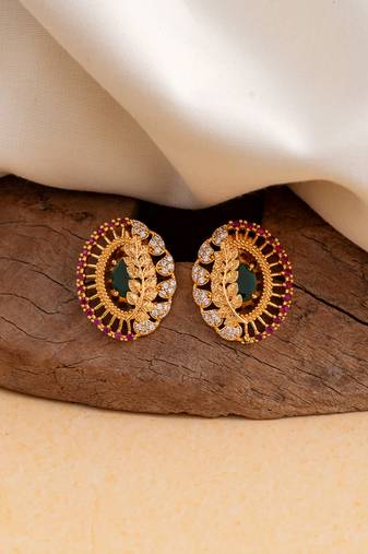Golden ruby emerald tops one gram gold no.1139