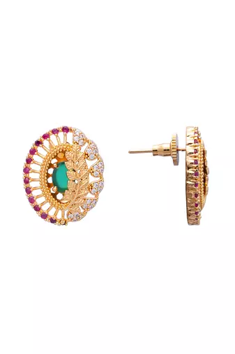 Golden ruby emerald tops one gram gold no.1139