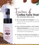 indie-gredients Coffee Skin Care Paraben & SLS Free Face wash Face Wash (150 ml) with silicon brush