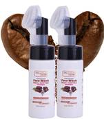 indie-gredients Coffee Skin Care Paraben & SLS Free Face wash Face Wash (150 ml) with silicon brush Pack of 2