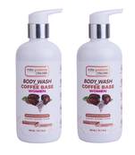 indie-gredients Coffee Body Wash|Exfoliating and Hydrating|Refreshing Shower Gel (300 ml)Pack of 2