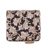 Black shamiana clutch bag