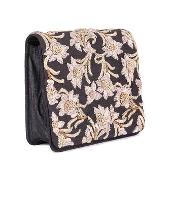 Black shamiana clutch bag 2