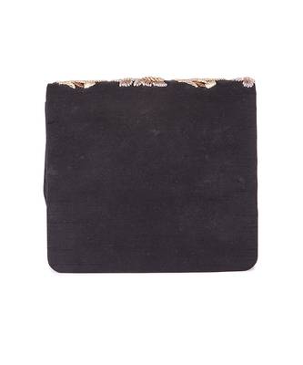 Black shamiana clutch bag 3