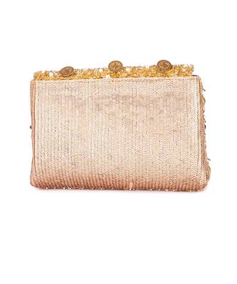 Gold evil eye clutch 2
