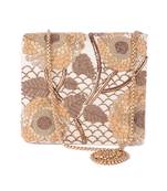 Beige bahaar clutch