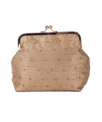 Beige sona guldasta clutch 3
