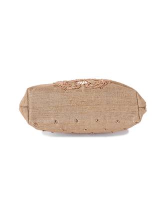 Beige sona guldasta clutch 4