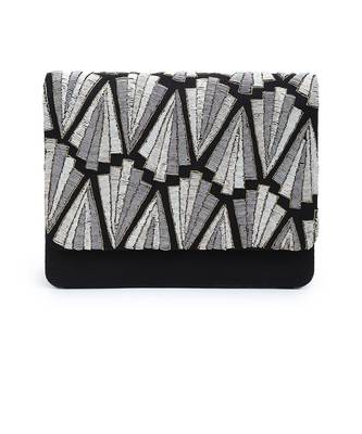 Shades of silver clutch 1