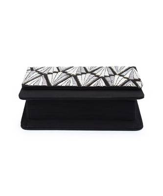 Shades of silver clutch 3