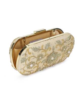 Beige aamras clutch 3