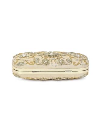 Beige aamras clutch 4