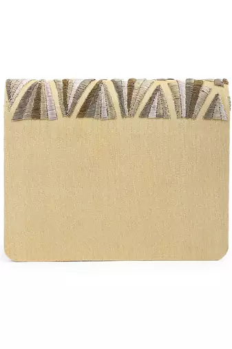 Shades of gold clutch