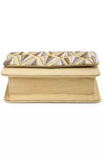 Shades of gold clutch