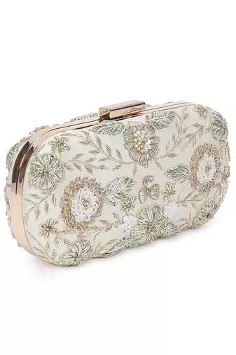 Gold angelic clutch