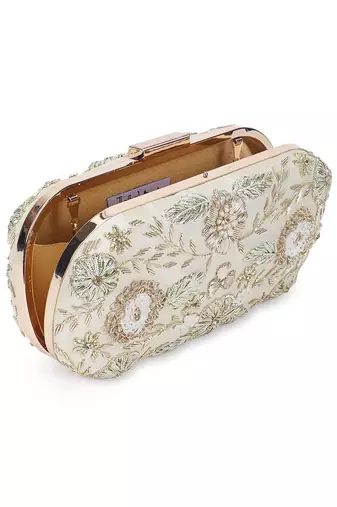 Gold angelic clutch