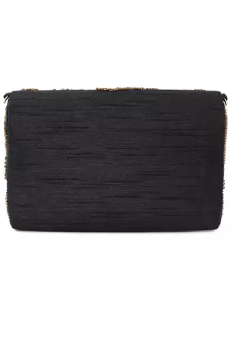 Black blazing clutch