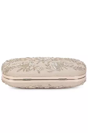 Golden bride clutch