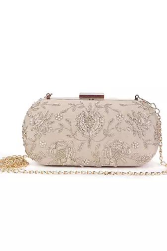 Golden bride clutch