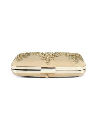 Golden peacock clutch 3