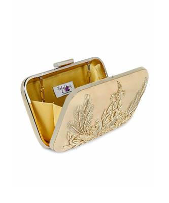 Golden peacock clutch 5